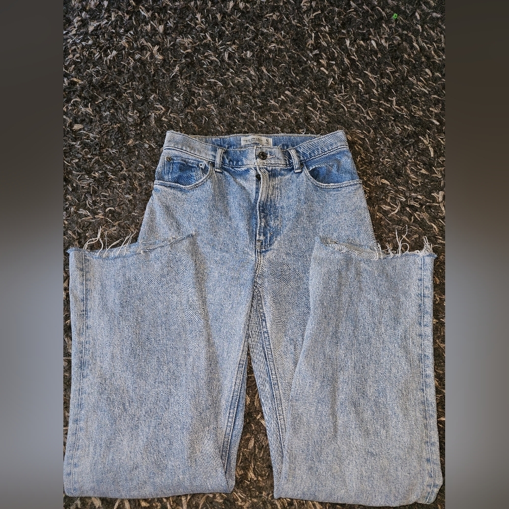 Abercrombie & Fitch High Rise Blue Jeans